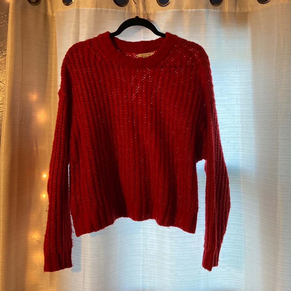Red sweater